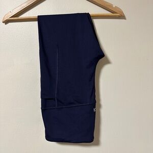 Gap Fit Navy Blue Workout Leggings Side Pockets Women’s Small Regular Length